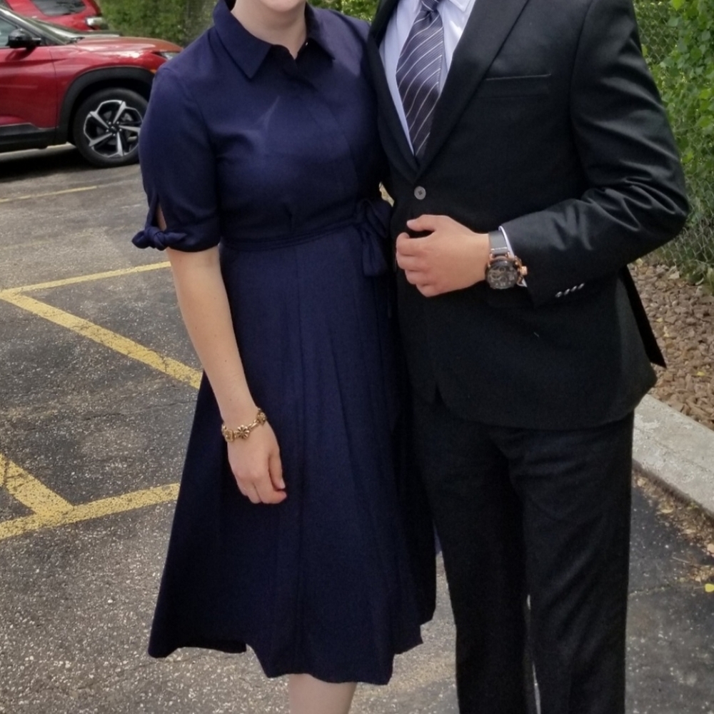 Calvin Klein navy dress